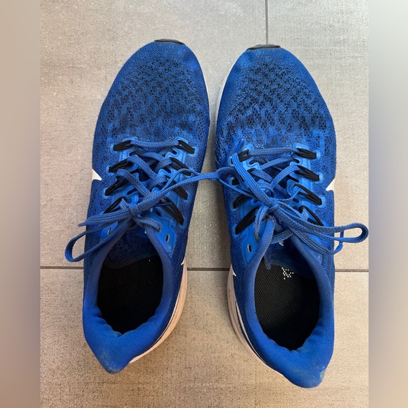 Nike Zoom Pegasus 36 (ladies size 6) in Deep Blue w mesh Nike details you love - Picture 1 of 8
